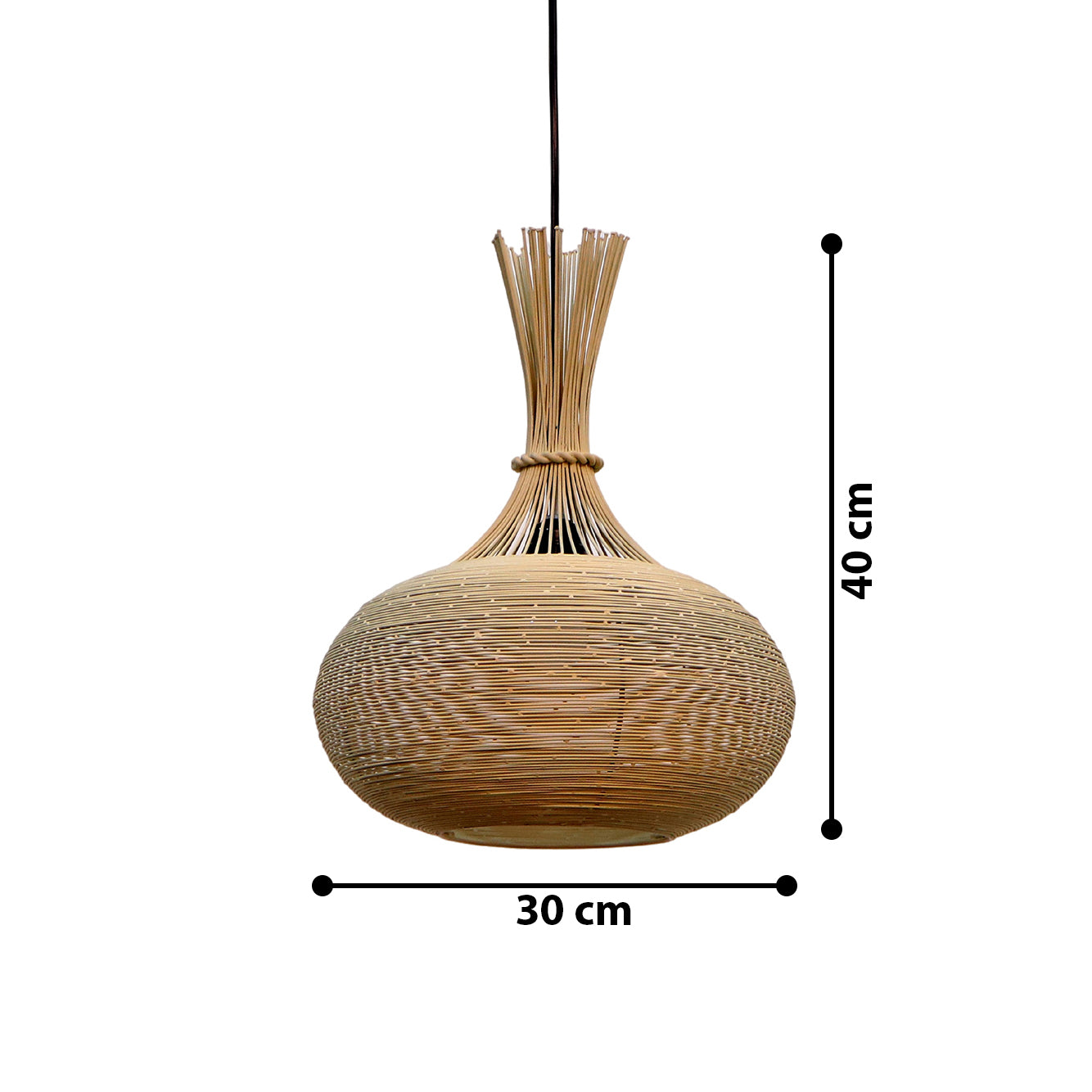 Klec Round Hanging Lamp by homeblitz.in