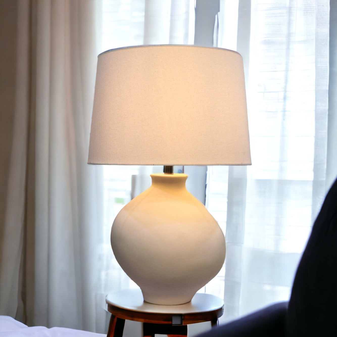 Krug Oval Table Lamp by homeblitz.in