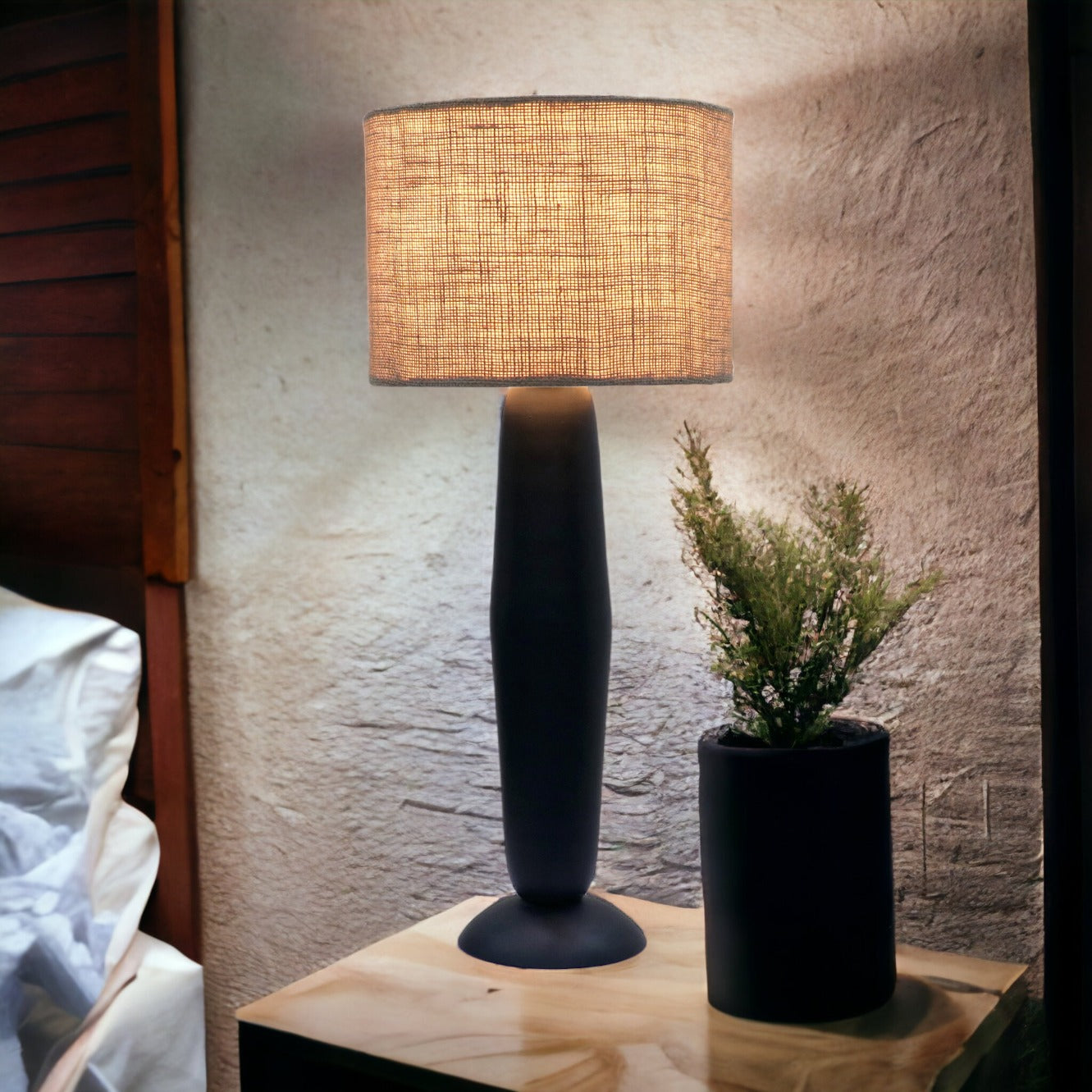 Noirjute Table Lamp by homeblitz.in