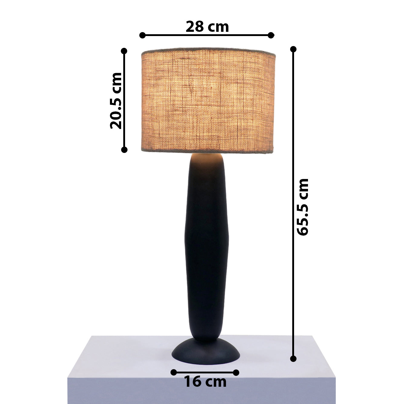 Noirjute Table Lamp by homeblitz.in