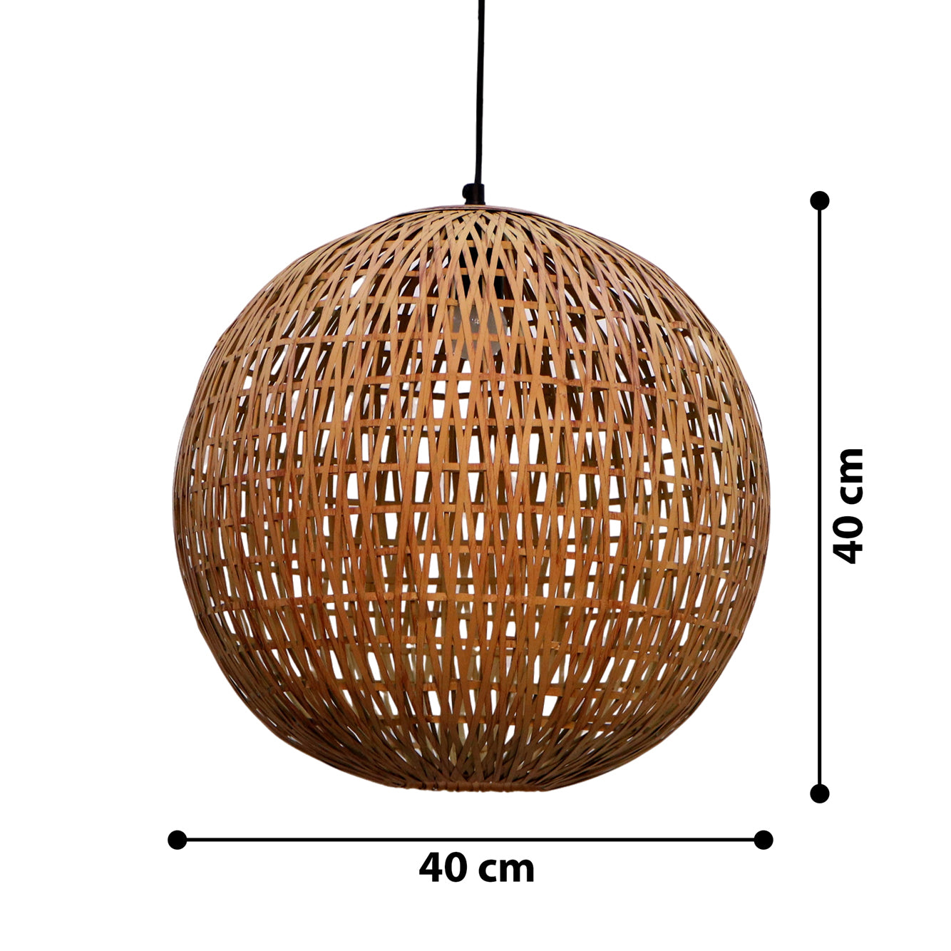 Orion Round Ball Hanging Lamp by homrblitz.in