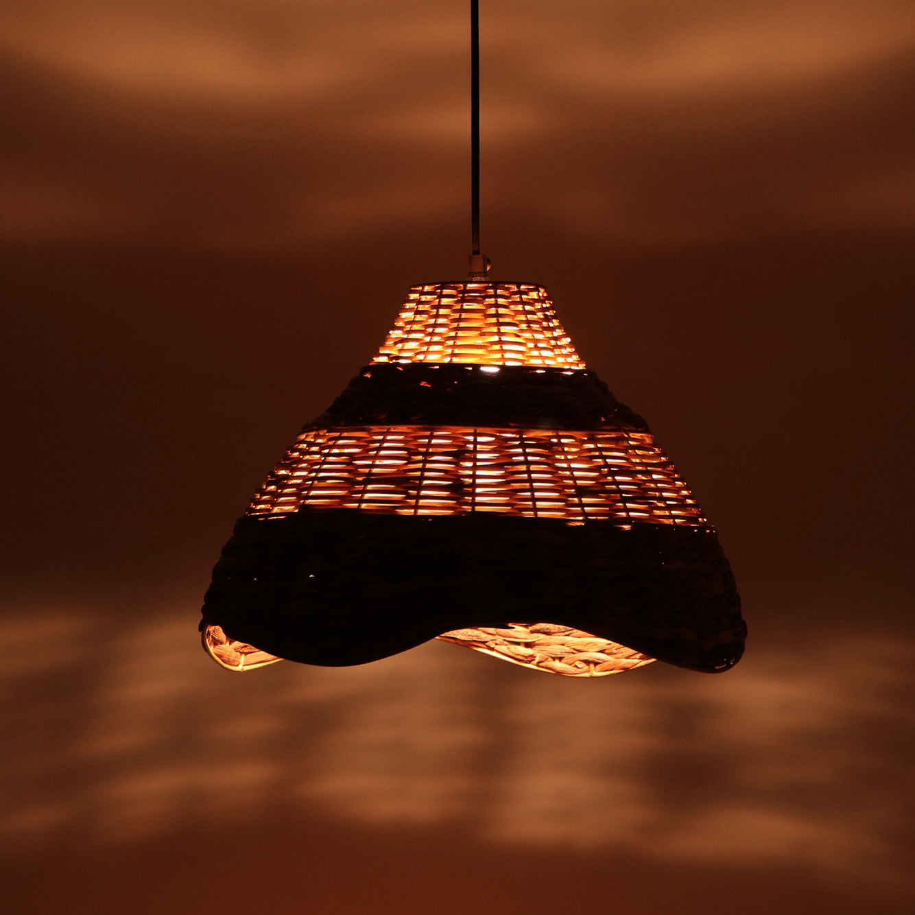 Tukani Oval Hanging Lamp by homeblitz.in