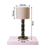 Valore Glass Table Lamp by homeblitz.in