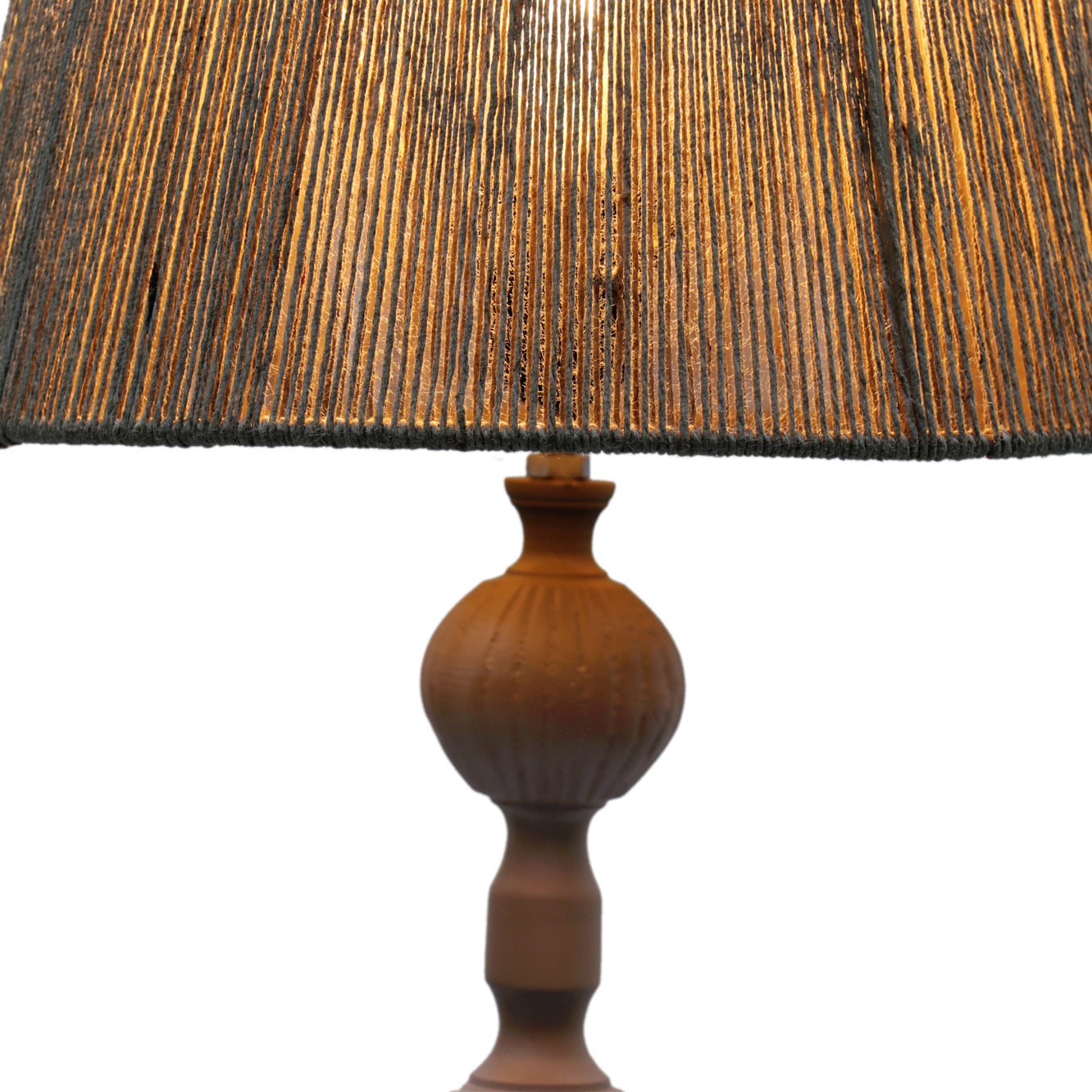 Vintage Jute Theory Table Lamp by homeblitz.in